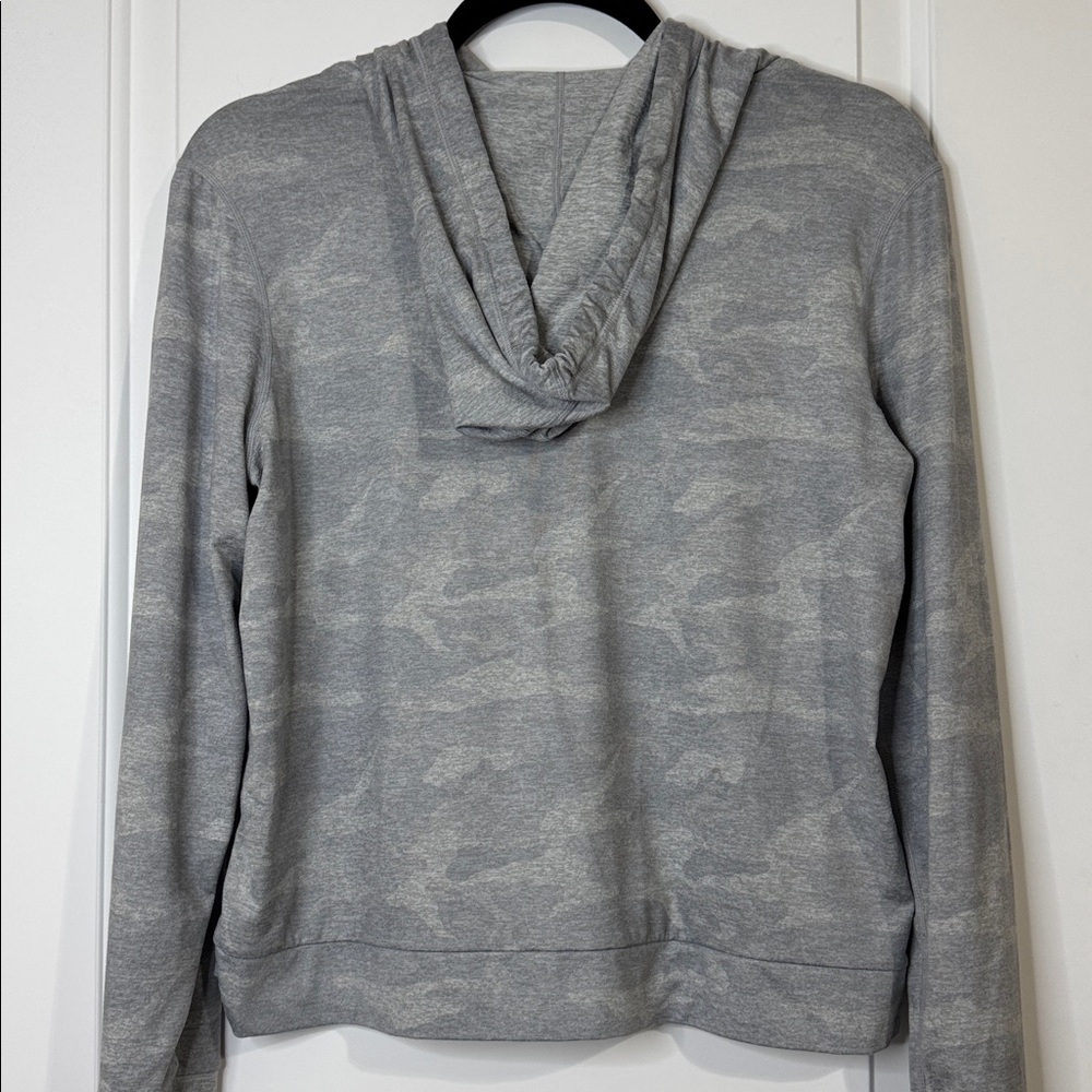 Vuori DreamKnit Essential Pale Heather Camo Hoodie Women’s Small - Picture 2 of 7